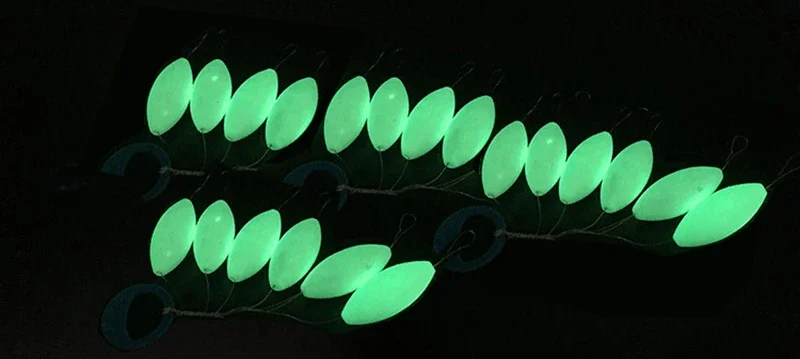 15 paquetes/lote flotador de pesca luminoso flotador de siete estrellas brillante 000 # -5 #   Accesorio de aparejos de pesca nocturna Light Bobber J561 - imagen 3