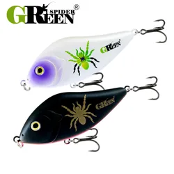 Señuelo Jerkbait hundimiento GREENSPIDER 10cm 46g para lucio