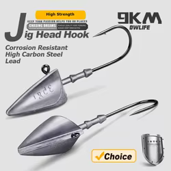 Jig Head Triple 9KM – Cabeza plomada para mar y río