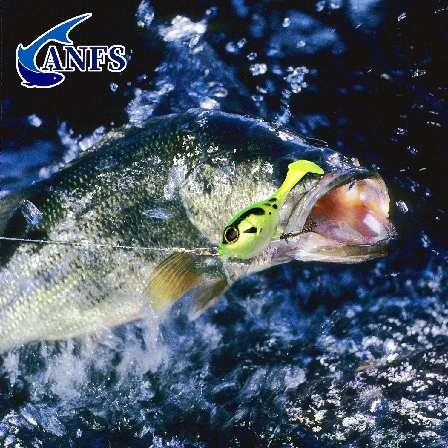 Kit de Señuelos de Pesca blandos, cebo Artificial que se hunde para pesca en agua dulce y salada, 3 uds. - imagen 4