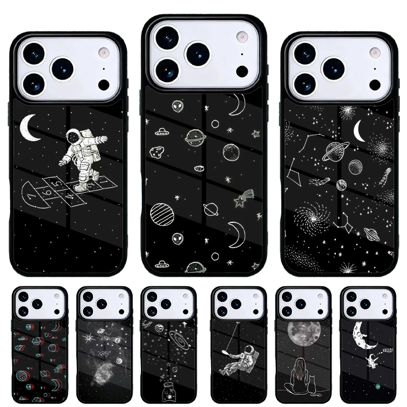 Funda iPhone Diseño Espacial y Lunar – Estética Trippy