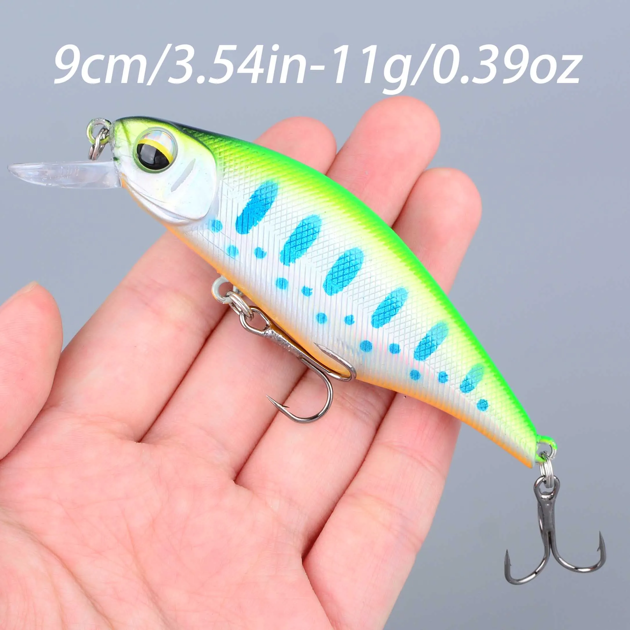 Señuelo Minnow Hundido para Lubina y Lucio – Crankbait Swimbait - imagen 2