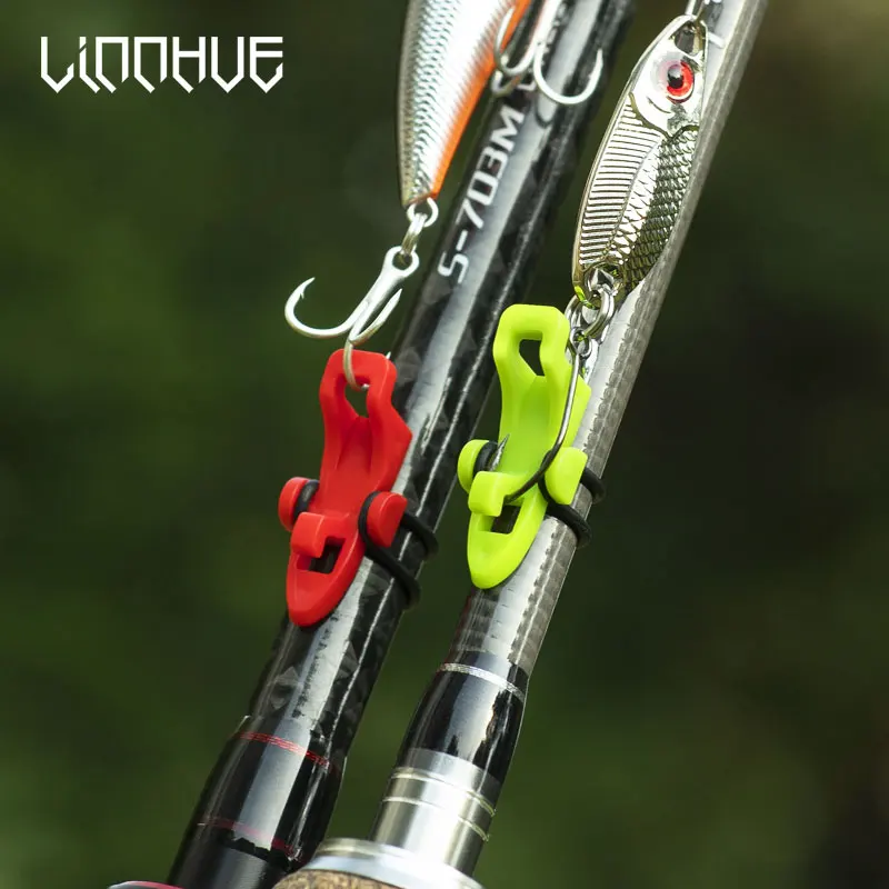 LINNHUE 20-30 Uds caña de pescar gancho Keeper señuelo soporte para cebo accesorios de señuelo anzuelos soporte de seguridad herramienta de pesca - imagen 3