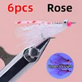6pcs Rose