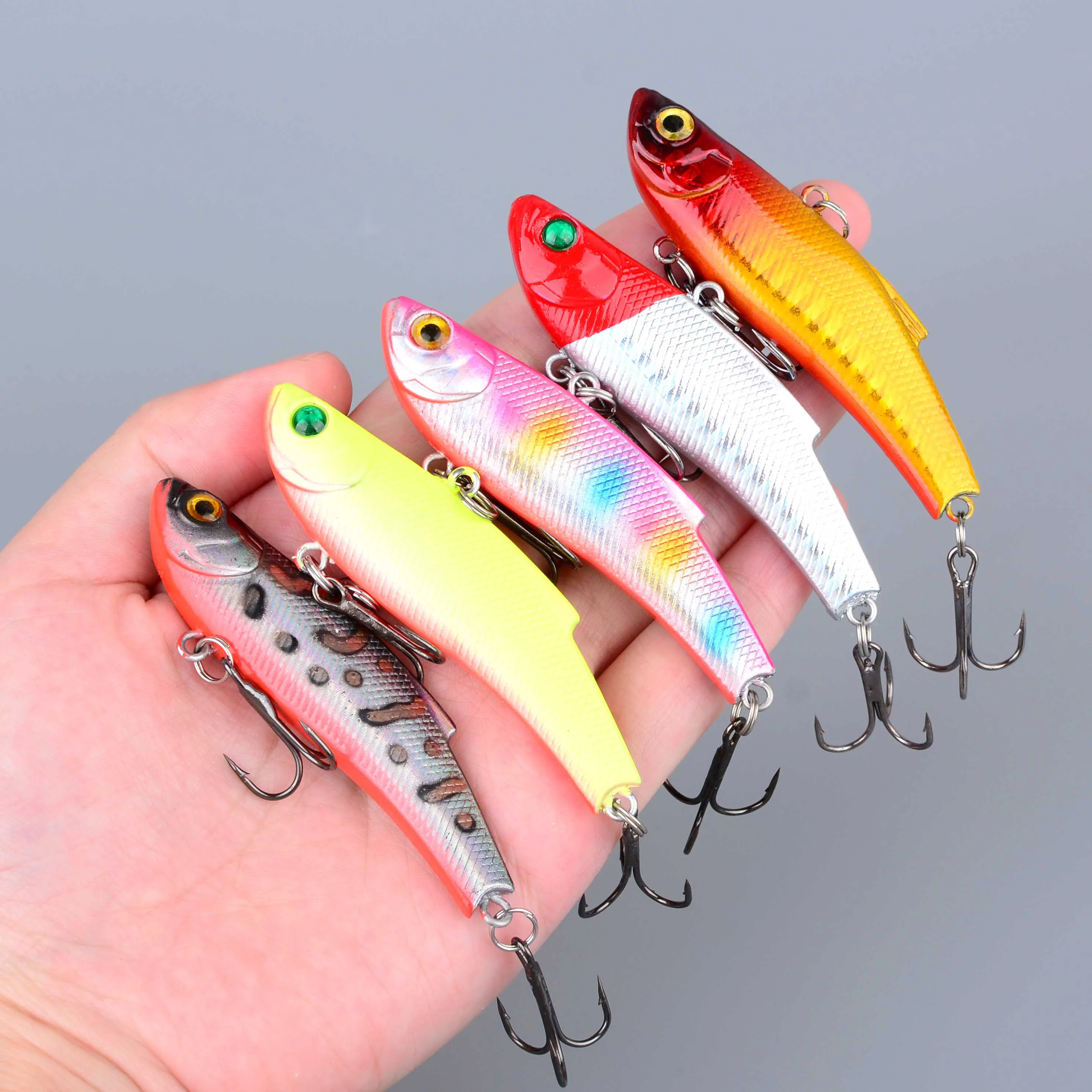 Señuelo VIB hundente con anzuelos triples para Lucio y Trolling - imagen 5