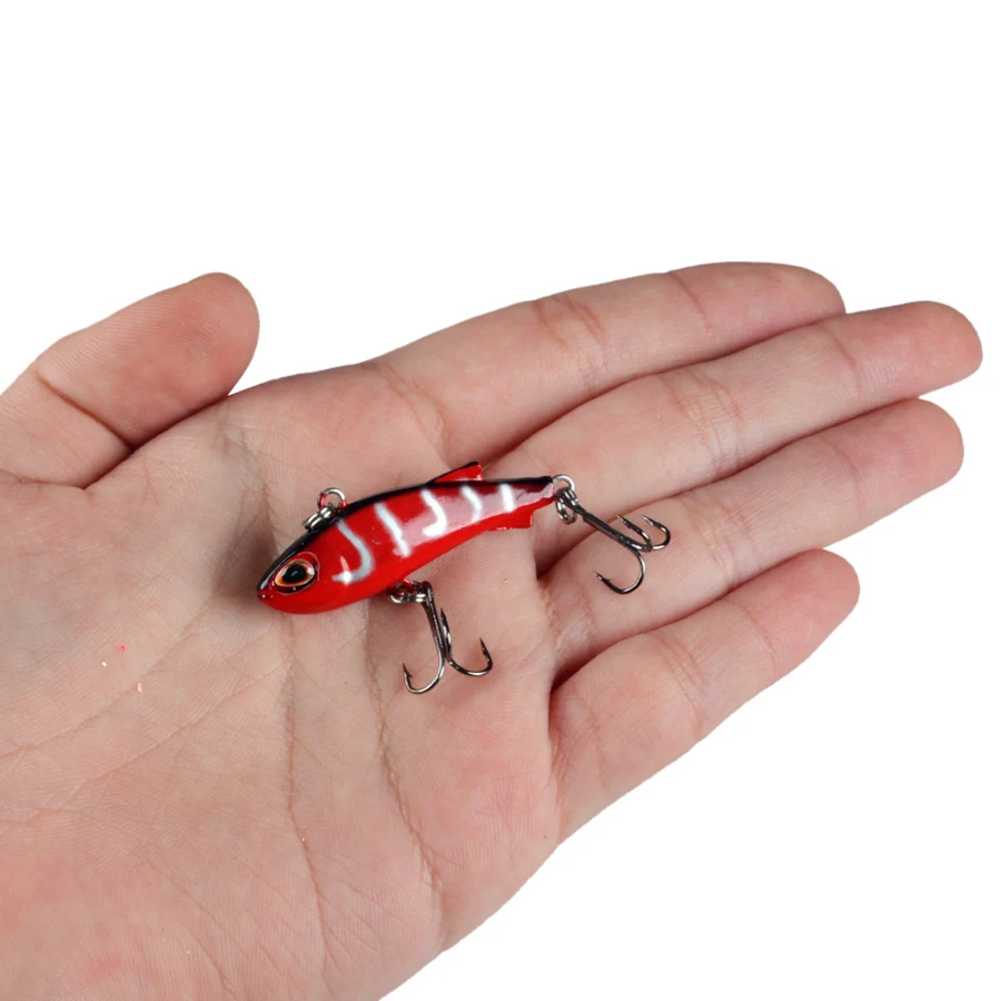 Invierno Mini Vib hundimiento hielo lubina Crankbait Señuelos de pesca Ratlin Wobblers vibración cebo Artificial para aparejos de pesca Swimbait - imagen 3