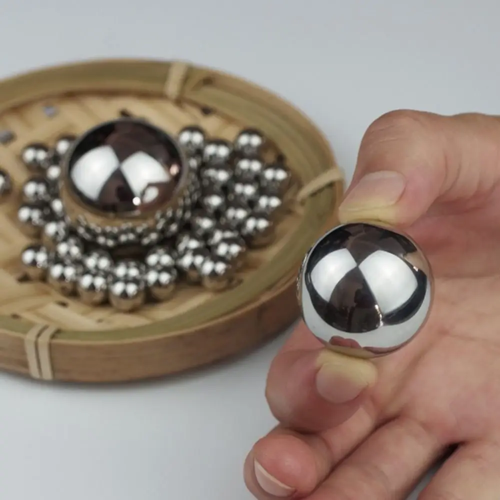 Bolas de rodamiento de acero inoxidable 304 a prueba de herrumbre, 25mm ~ 50mm, bolas de acero de superficie lisa, Mini rodamiento de bolas plateado, piezas de automóvil - imagen 2