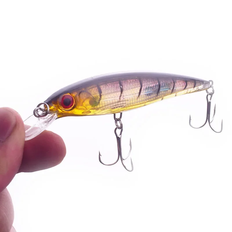 Señuelos de Pesca Minnow, 11cm, 13,5g, Wobblers, Crankbaits, cebos duros artificiales, ganchos, ojos 3D para Pesca de carpa, Isca, 1 ud. - imagen 3