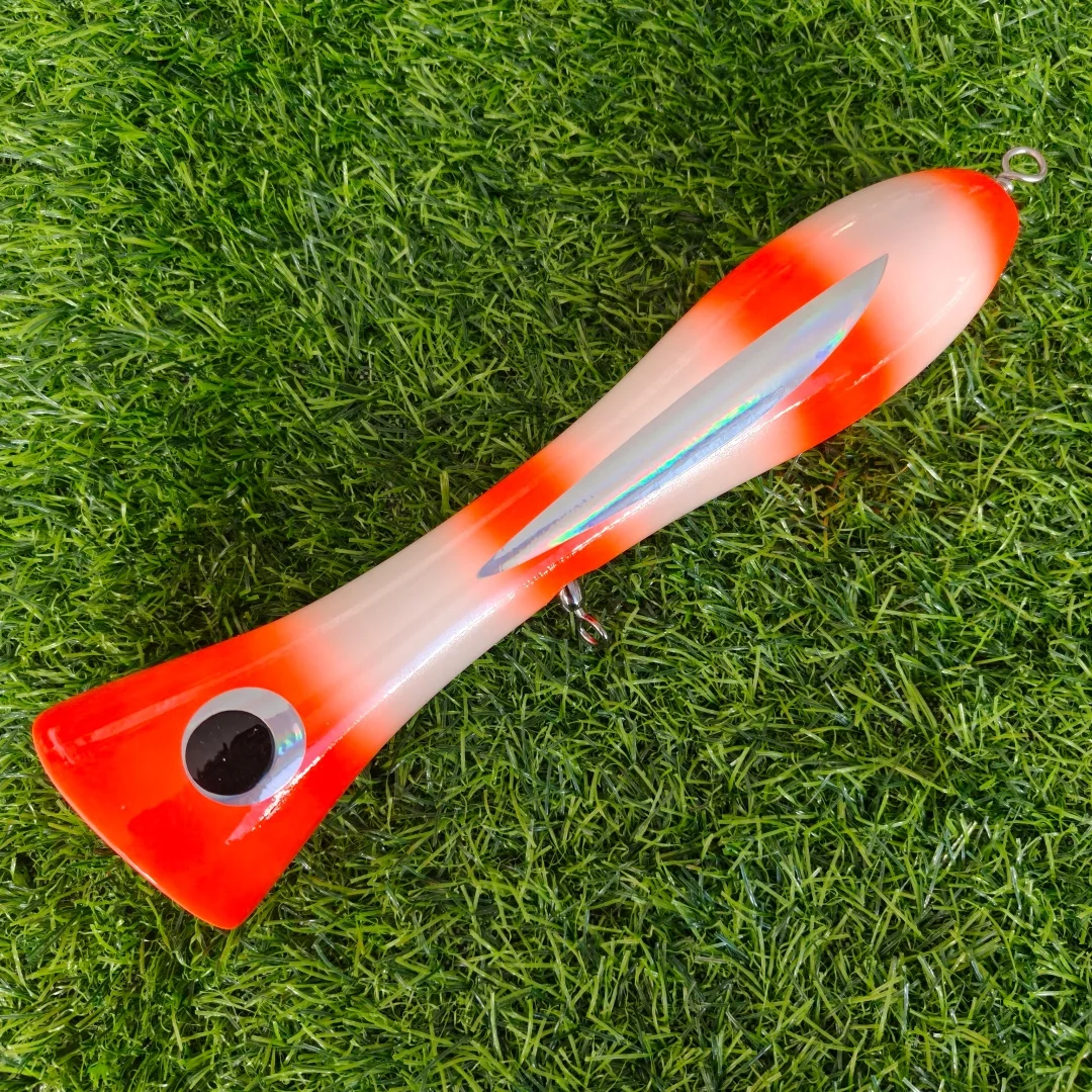 Swolfy 25cm 153g GT señuelo de pesca Topwater Poppe madera agua salada atún Bluefish Artificial mar barco pesca cebo duro