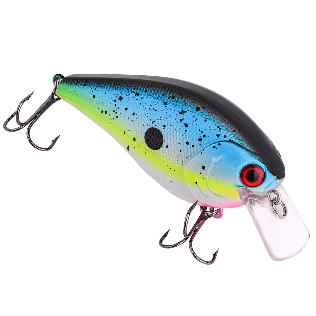 1 Uds Crankbaits cebo 7,3 cm/14g señuelo de pesca Minnow Wobbler manivela señuelos lubina Swimbait anzuelos triples aparejos duros para nadar