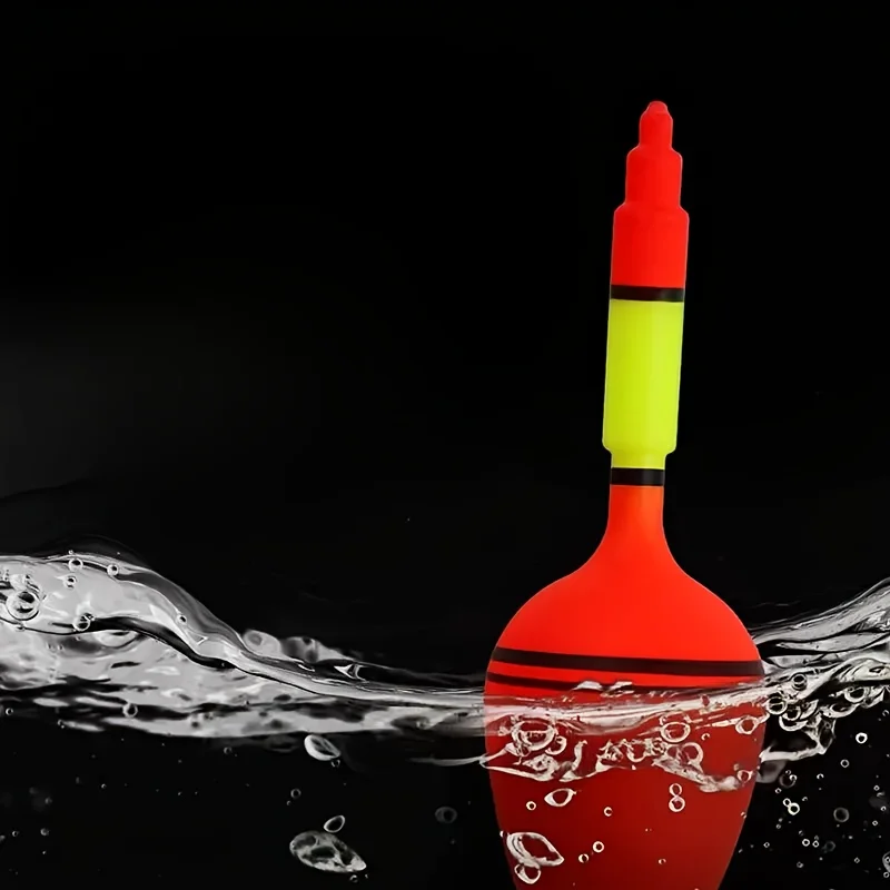 5 unids/set flotador de pesca de plástico anzuelos para morder peces señuelos bolas tapón boya aleteo para recordar Lightstick herramientas de aparejos de pesca - imagen 5