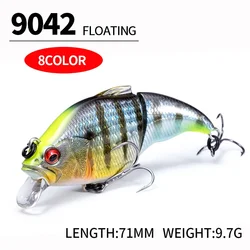 AlaSicka Valtalion 71mm – Swimbait articulado hundimiento lento para lucio