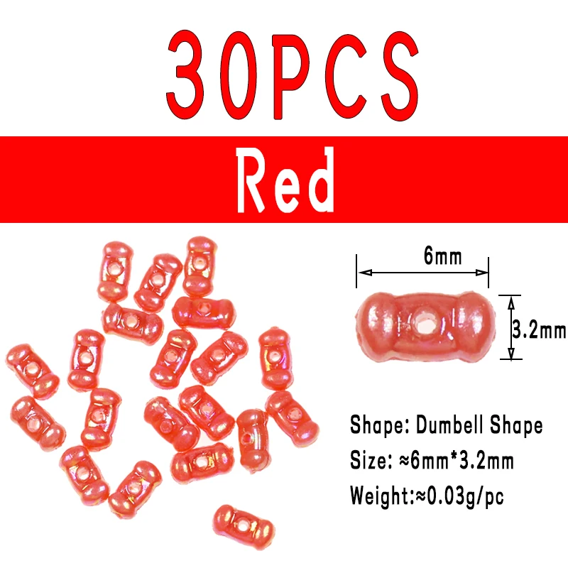 30PCS red