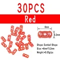 30PCS red
