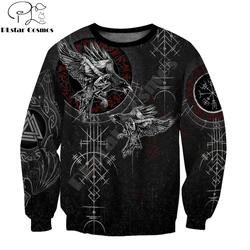 Sudadera con capucha Huginn y Muninn – Estampado 3D Valknut