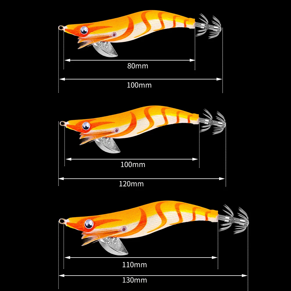 Cebo de calamar FSDZSO 2,5 # 3.0 # 3.5 # Señuelos de Jigging artificiales, anzuelos fuertes de hundimiento lento, pesca en el mar, pulpo, sepia luminosa EGI - imagen 4