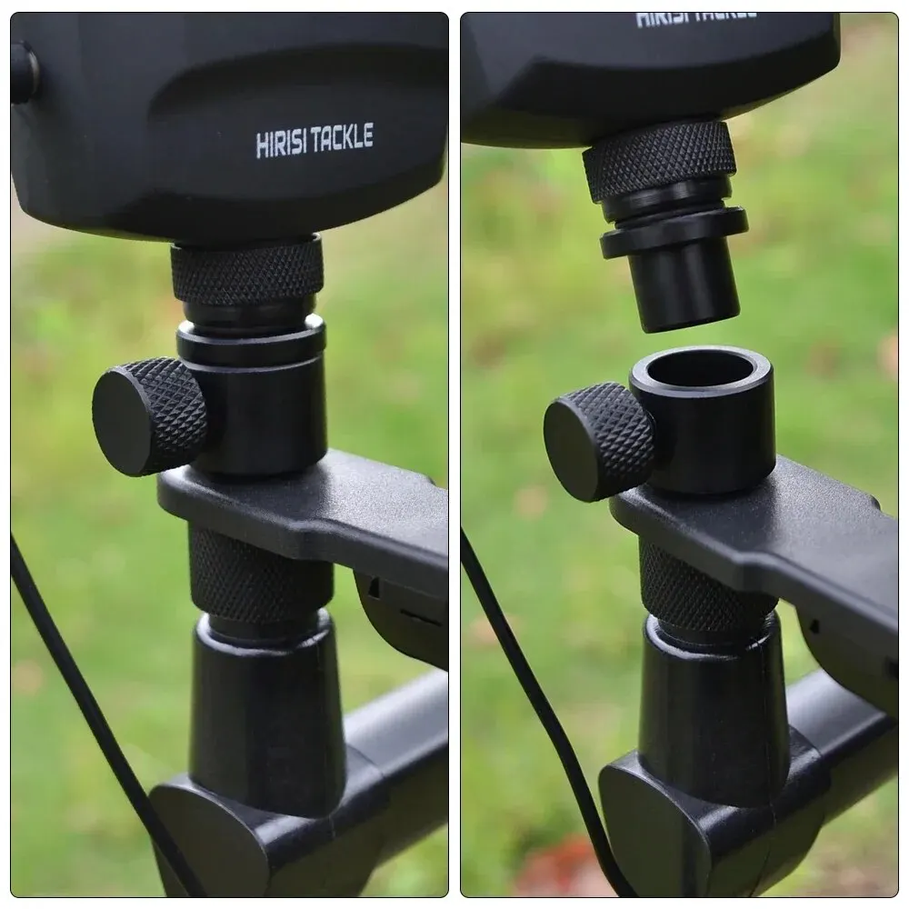 Hirisi pesca de carpa conector de cambio rápido para varilla Pod banco palos zumbador barras alarma de mordida AQ208 - imagen 3
