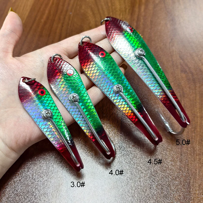 Cuchara metálica OBSESSION Drone-03 – Brillo UV para atún y macarela - imagen 3