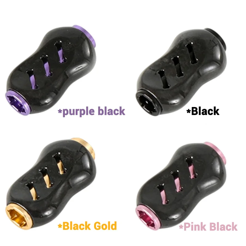 VIKINGAR, 1 Uds., mango de carrete de pesca, perilla de carbono, traje, eje de 4MM, perilla de materiales de carbono, aleación de aluminio, accesorios para peces Diy, nuevo - imagen 5