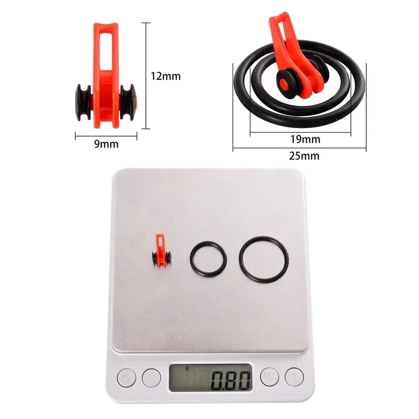 10 unids/lote de anzuelo de pesca de plástico, soporte seguro para señuelos, accesorios, anzuelos, mantenimiento seguro para caña de pescar, herramienta de fundición de cebo - imagen 5