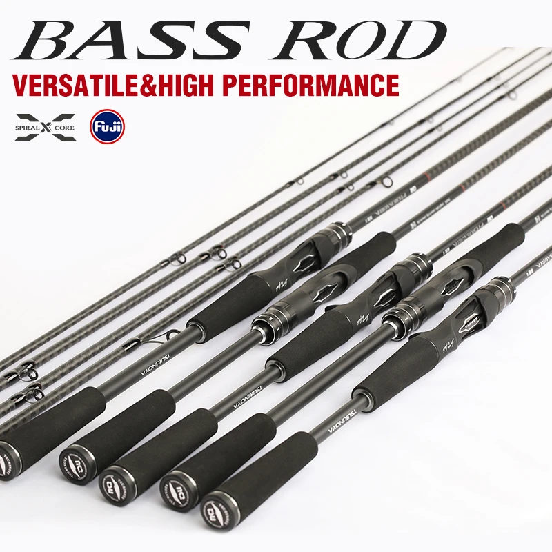 TSURINOYA-caña de pescar de fundición giratoria M ML FUJI Guide 1,98 m-2,44 m, acción rápida, PTEROSAURIA, versatil, para lubina y agua salada