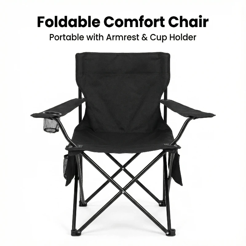 Silla de Pesca Plegable JSFUN – Cómoda para Exterior