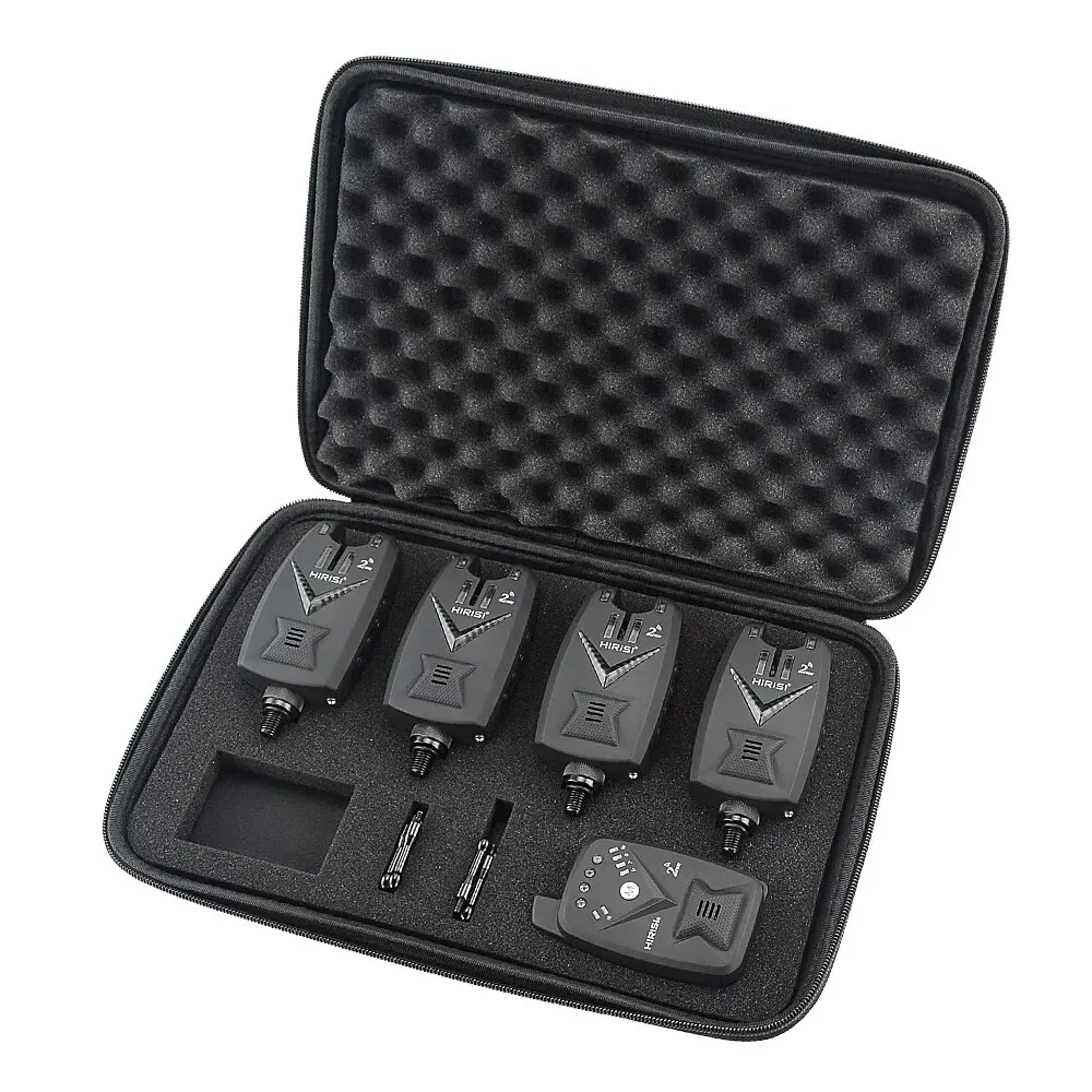 Hirisi-Juego de alarma de pesca de carpa, alarma de mordedura inalámbrica, Control remoto bidireccional, indicador de mordedura S3 - imagen 5