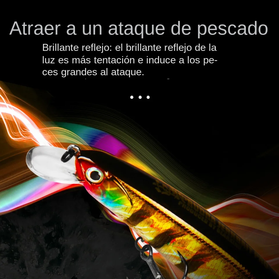 BEARKING 13cm 21g SP profundidad 1,8 m Señuelos de pesca superiores Wobbler cebo duro calidad profesional minnow para aparejos de pesca - imagen 4