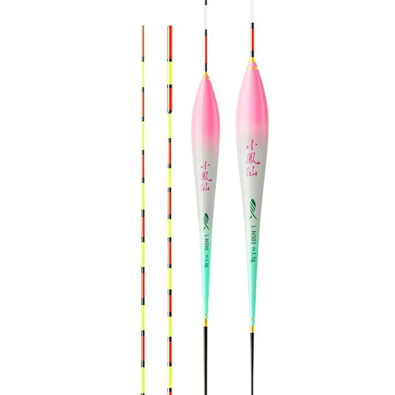 Flotador de pesca salvaje, flotador de pescado de carpa cruciana atrevida, Balsa Boya a prueba de viento, flotador de carpa Nano de alta sensibilidad, boya Vertical - imagen 5