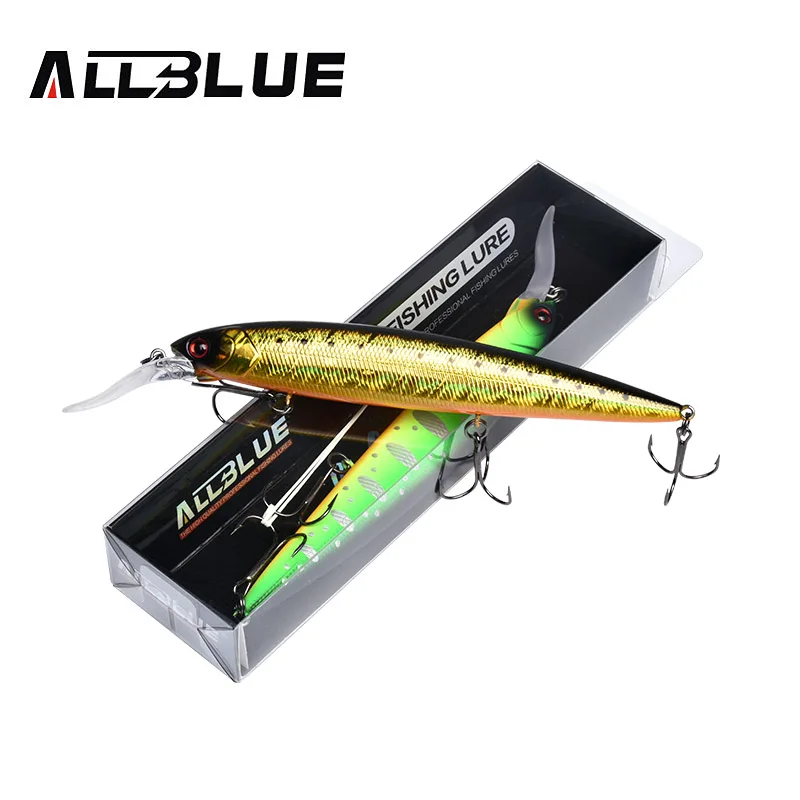 ALLBLUE GEKKO 132SF señuelo de pesca 132mm 22g Wobbler pececillo flotante lento Longgbill Crankbait Lucio cebo de plástico aparejos de pesca - imagen 2