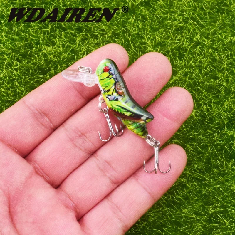 Señuelo Biónico Insecto 4,5cm 3,5g – Swimbait artificial para lubina, carpa y lucio