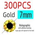 7mm Gold 300pcs