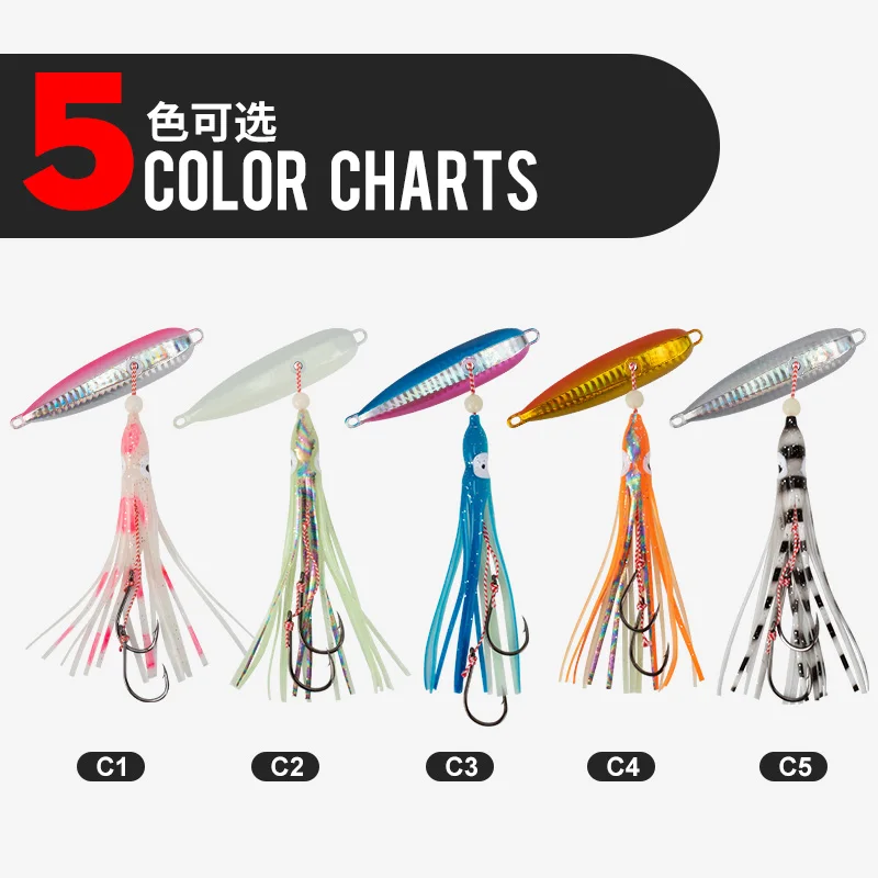 Obsession J25 Kabura Slider – Plomo Inchiku jigging mar 40-200g - imagen 3