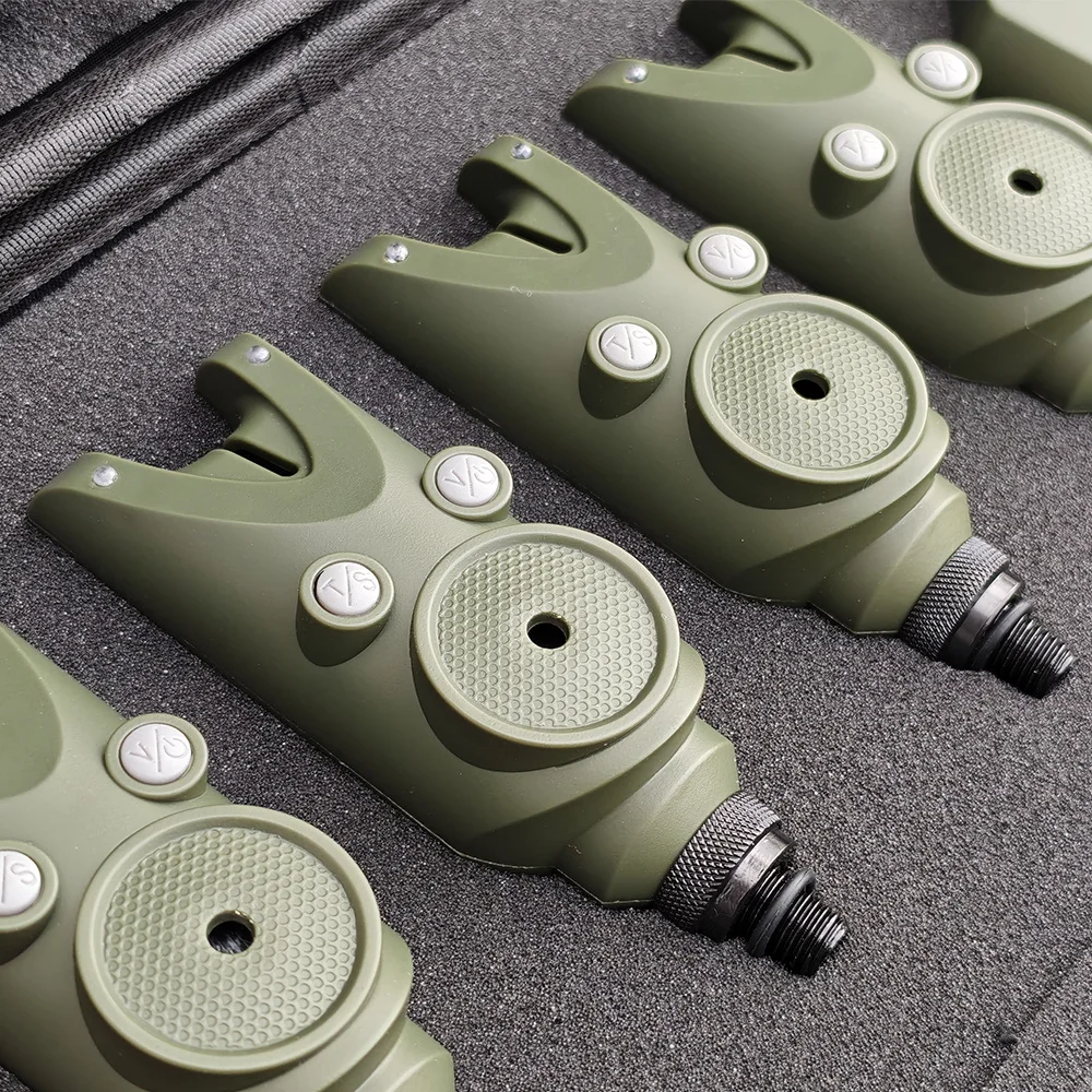 Hirisi-alarma de mordedura de pesca inalámbrica, resistente al agua, Color verde, indicador de pesca de carpa S6, accesorios de pesca - imagen 3