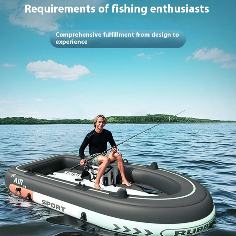 Bote Hinchable Pesca – Barca Auxiliar de Goma para Kayak - imagen 5