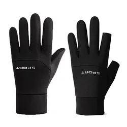 Guantes de pesca de invierno – Dos dedos cortados antideslizantes