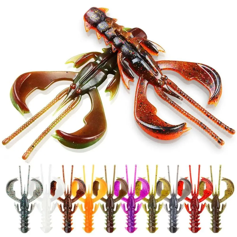 20 unids/caja Wobbler 4cm 0,9g cebos blandos flotantes UV señuelo de pesca activo suave TPR Horizontal hundimiento lento señuelo pesca de pulpo - imagen 4