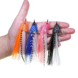 Wifreo Streamer con anzuelo de acero inoxidable y ojo 3D para trucha