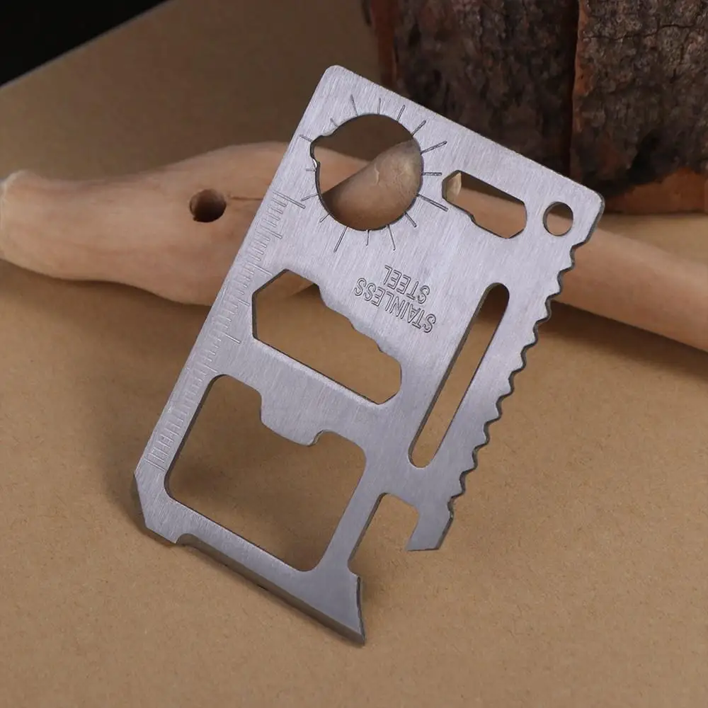 Herramienta de bolsillo multiusos, herramienta de bolsillo multifunción, herramienta de Camping multifuncional, tarjeta, multiherramienta portátil - imagen 4