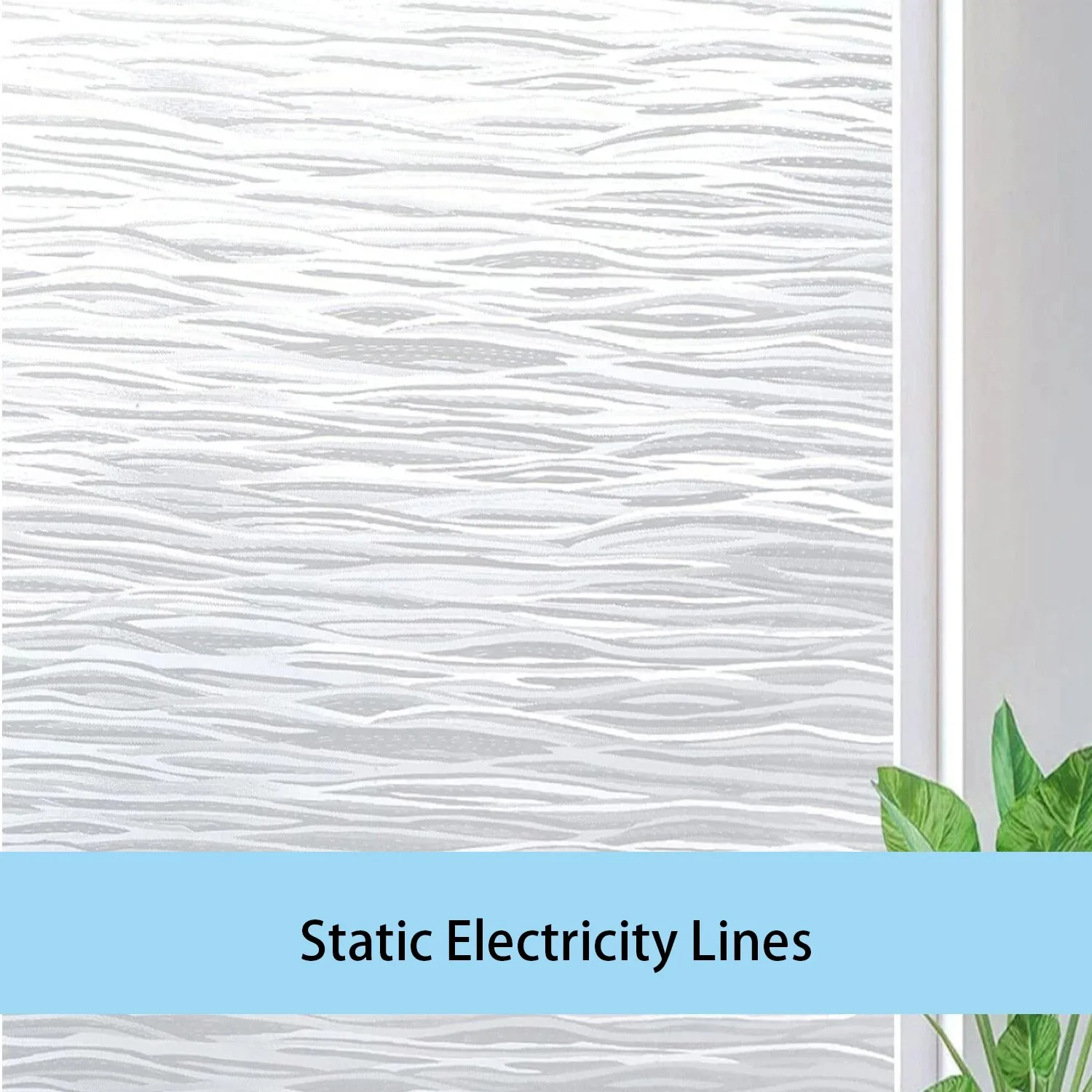 Películas no adhesivas de vidrio decorativo 3D, película de privacidad para ventana, calcomanías de vinilo para vitral, pegatina adhesiva estática para ventana, arcoíris - imagen 2