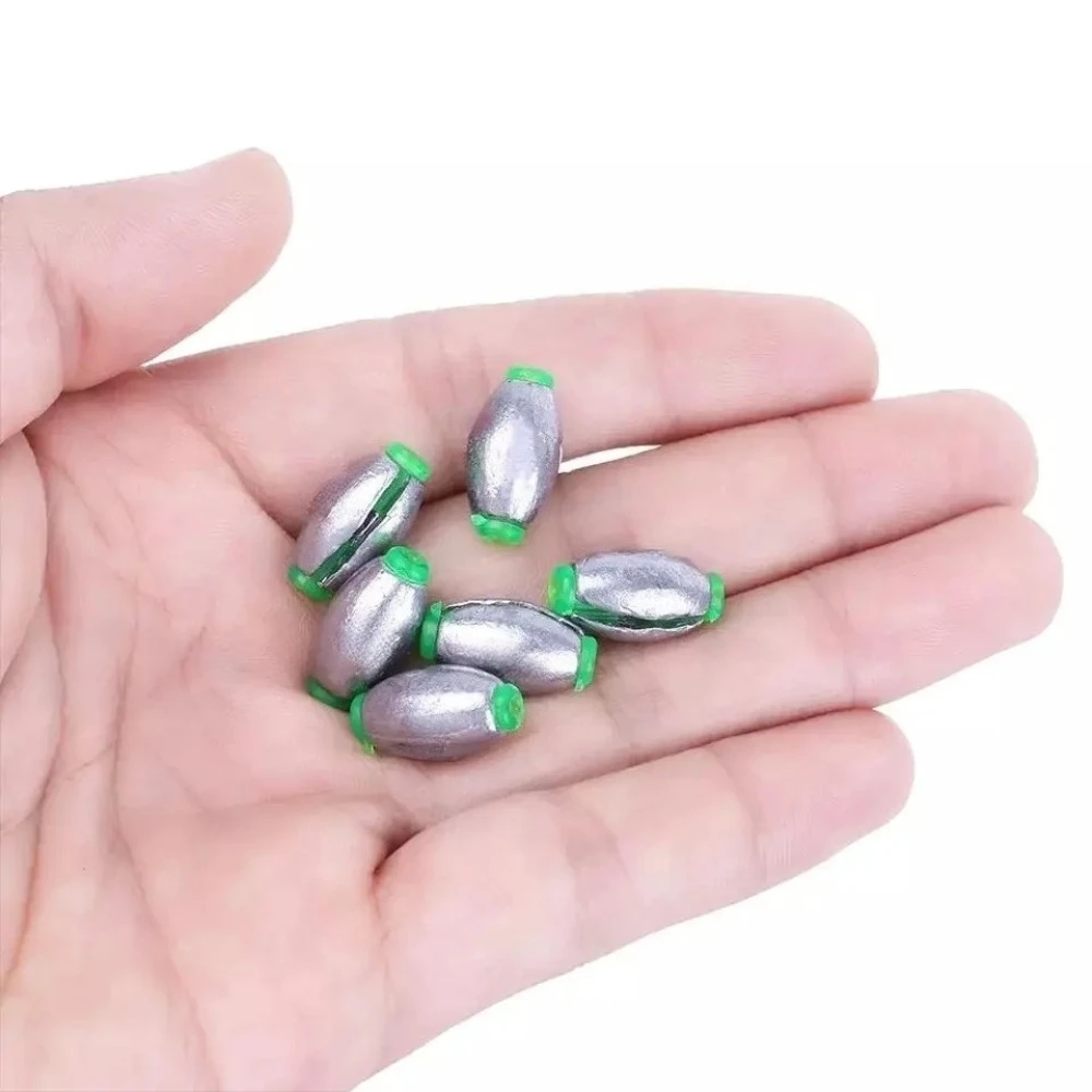 Plomos deslizantes forma oliva para pesca de carpa - imagen 3