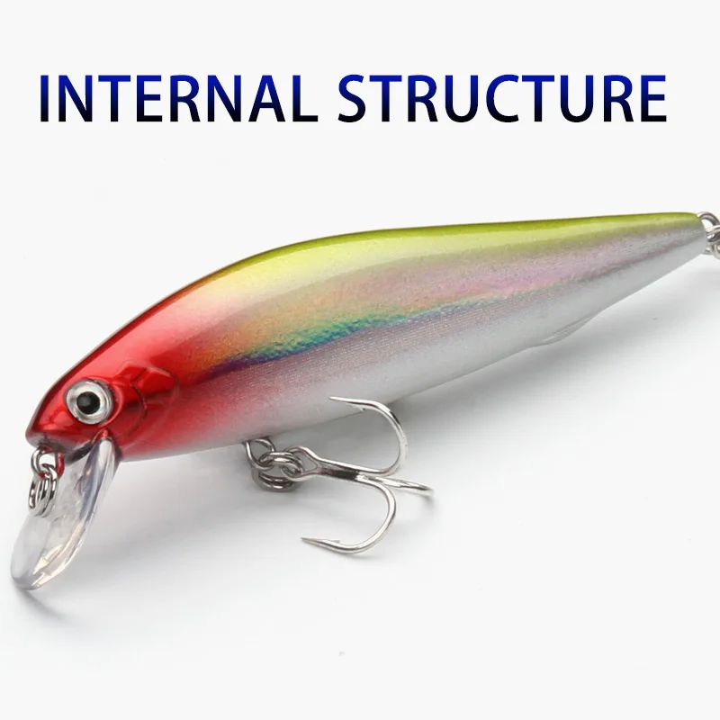 Wondershot-señuelo de pesca de 80mm y 10g, cebo duro de plástico Artificial, Jerkbait, Crankbait, aparejos de pesca de lubina, modelo A19 - imagen 4