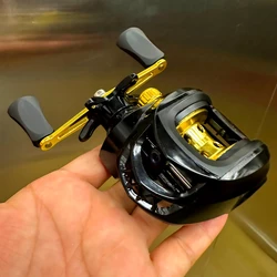 Carrete Baitcasting 7,2:1 Metal – Alta relación para agua dulce