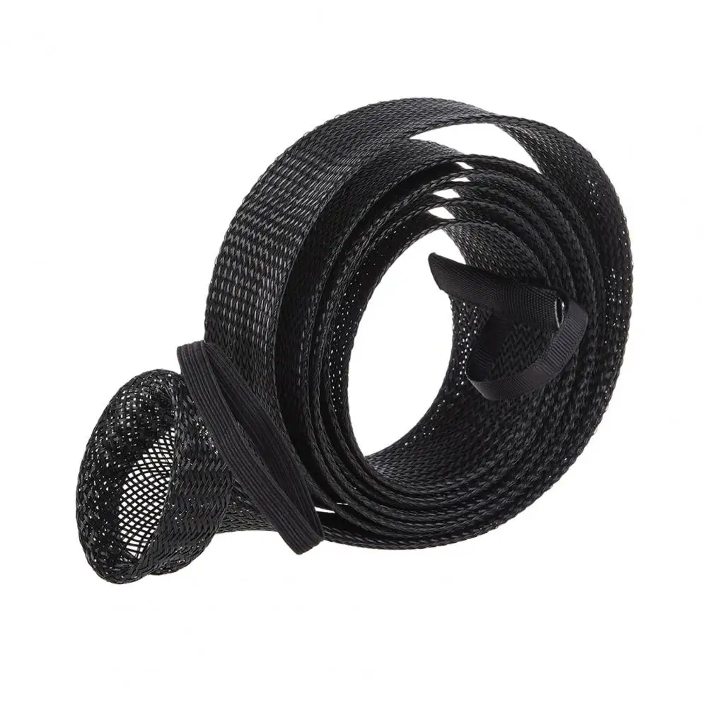 Calcetines para caña de pescar de 190cm, Protector de caña de pescar de malla trenzada, funda para caña de pescar, cubiertas ultraligeras, guantes para caña de pescar de fundición de cebo - imagen 2