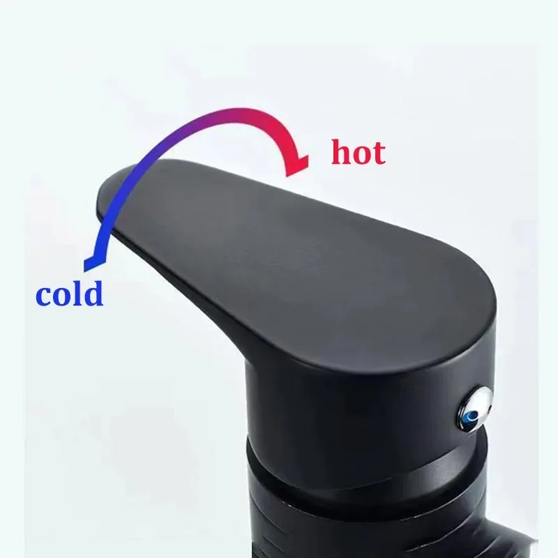 Grifo de lavabo de acero inoxidable de alta calidad, grifo de lavabo de baño de doble uso multifunción Universal, caliente y frío - imagen 5