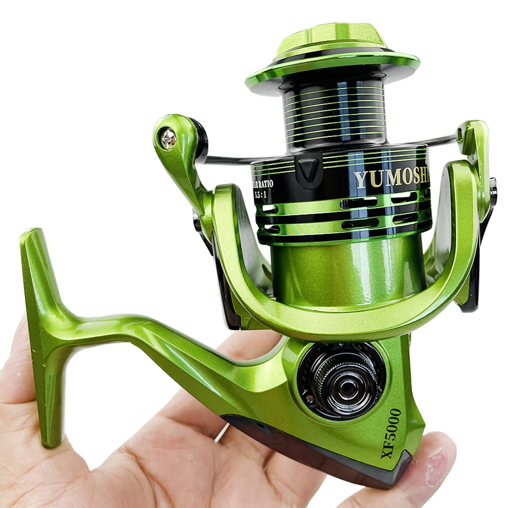 Carrete de pesca Power Surfcasting, rueda giratoria 5,5: 1/4.7:1, rodamiento de acero inoxidable para agua salada, carrete Jigging 1000-7000, señuelo de mar - imagen 4