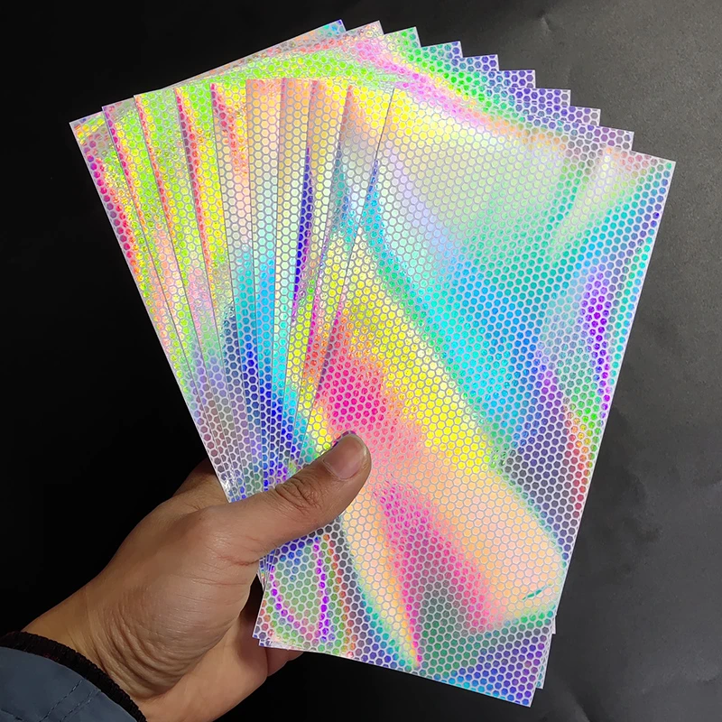Pegatina holográfica para señuelo de pesca, cinta para escamas de pescado, pegatina luminosa, manualidades, cinta para señuelos Flash DIY para cebos de Metal - imagen 4