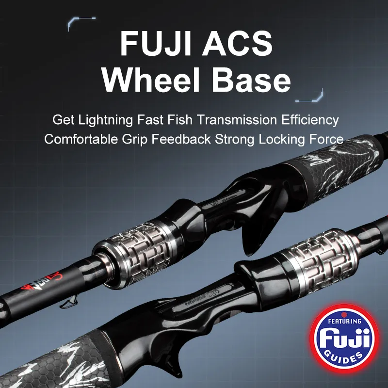 TEASER-caña de pescar de carbono X5, accesorio de 2 secciones, 2,28 m/7 '5 '', 2,4 m/7' 9'' - imagen 4