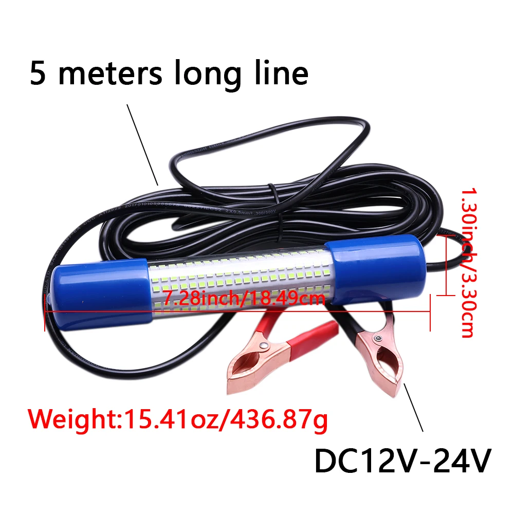 Luz de pesca LED sumergible IP68 atrae krill y potencia señuelos