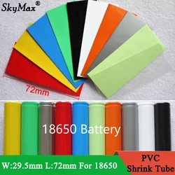 Funda termorretráctil PVC 18650 - 29,5mm x 72mm